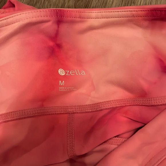 Like new Zella pink tie dye leggings - medium - Picture 2 of 2